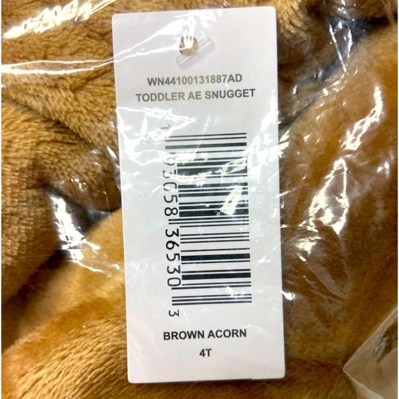 WONDER NATION Unisex Faux
Sherpa Snugget Hoodie In Brown Acorn Toddler Sz 4T - Picture 5 of 8